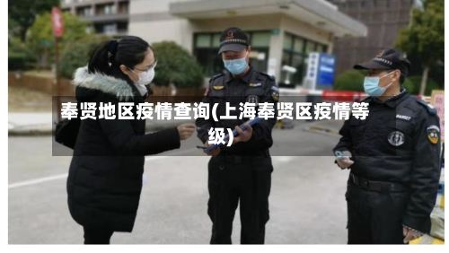 奉贤地区疫情查询(上海奉贤区疫情等级)