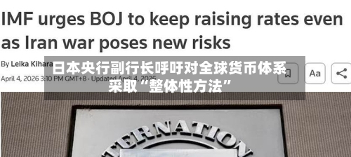 日本央行副行长呼吁对全球货币体系采取“整体性方法”