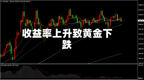 收益率上升致黄金下跌