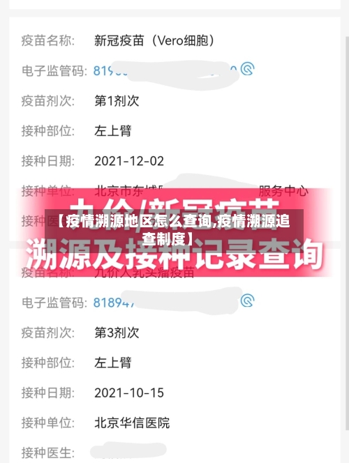 【疫情溯源地区怎么查询,疫情溯源追查制度】