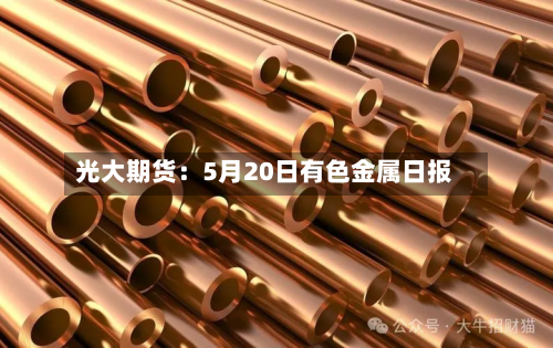 光大期货：5月20日有色金属日报