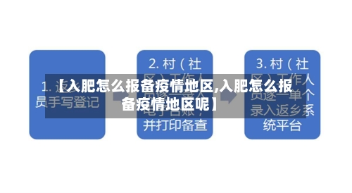 【入肥怎么报备疫情地区,入肥怎么报备疫情地区呢】