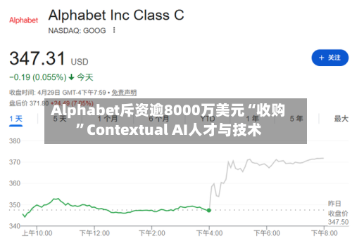 Alphabet斥资逾8000万美元“收购”Contextual AI人才与技术