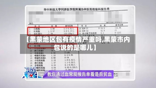【黑蒙地区包有疫情严重吗,黑蒙市内包说的是哪儿】