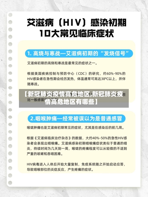 【新冠肺炎疫情高危地区,新冠肺炎疫情高危地区有哪些】
