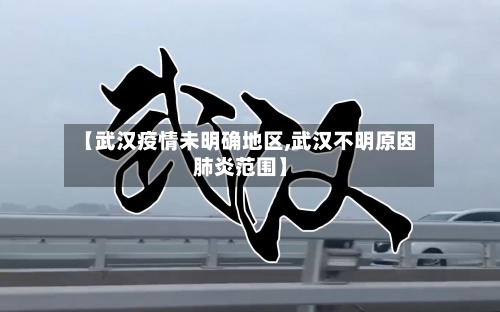 【武汉疫情未明确地区,武汉不明原因肺炎范围】